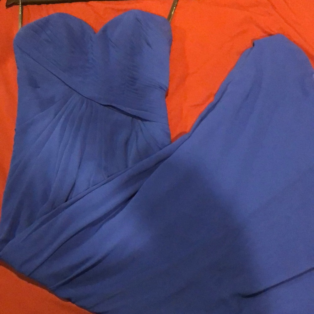 Waters & Waters Full Length Royal Blue Gown. Size4 - Picture 2 of 5